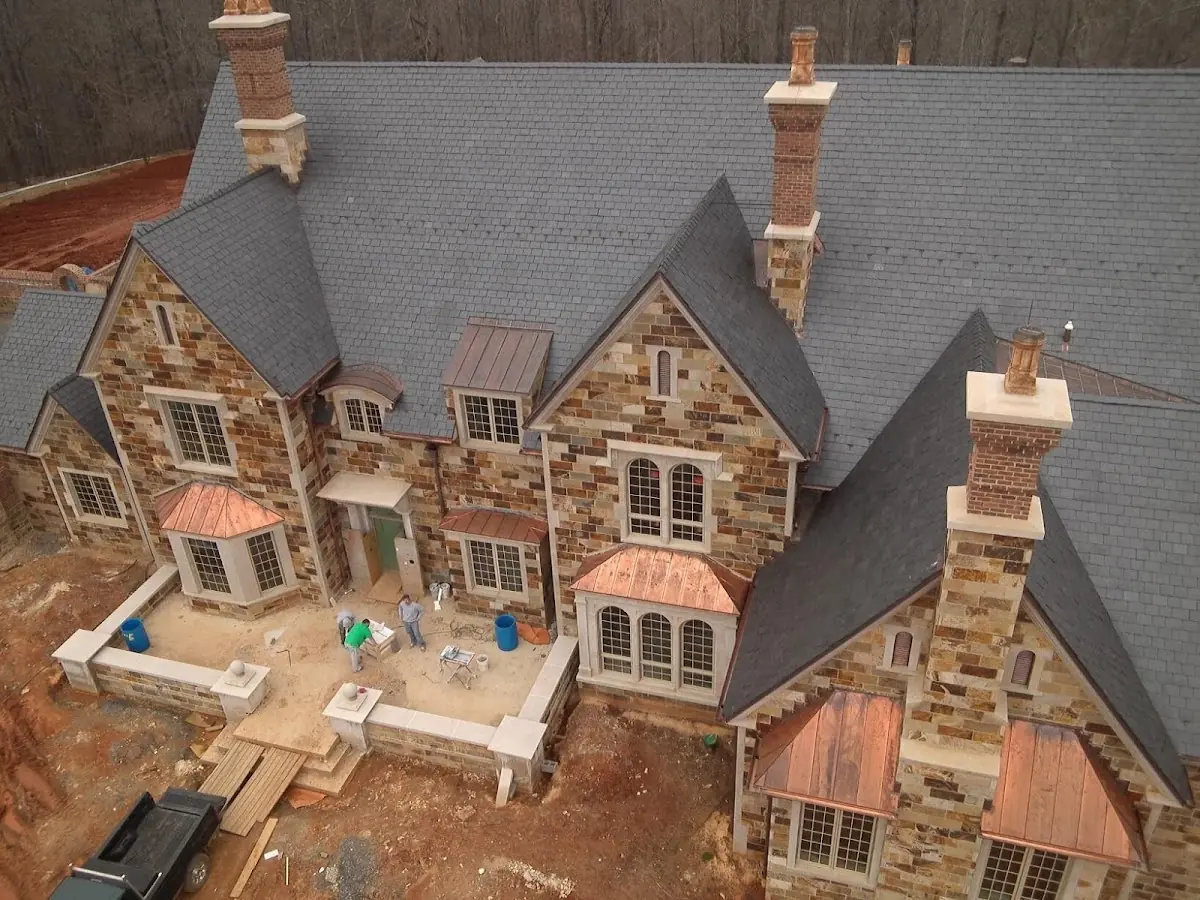 Craftsman Roofing Slate Roof Repair project in Audubon Circle